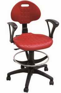 taburete alto con brazos